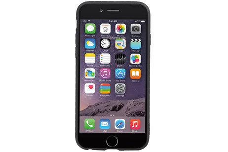 BAOHU Grip Stand Hardcase Backcover - Telefoonhoesje - Achterkant Hoesje - Geschikt voor iPhone 6 - Rood