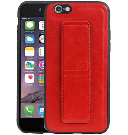 Grip Stand Hardcase Backcover iPhone 6 Rood