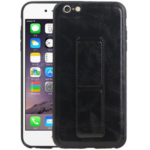 BAOHU Grip Stand Hardcase Backcover - Telefoonhoesje - Achterkant Hoesje - Geschikt voor iPhone 6 Plus - Zwart