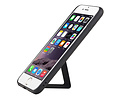 Grip Stand Hardcase Backcover - Telefoonhoesje - Achterkant Hoesje - Geschikt voor iPhone 6 Plus - Zwart