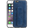 Grip Stand Hardcase Backcover - Telefoonhoesje - Achterkant Hoesje - Geschikt voor iPhone 6 Plus - Blauw