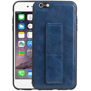 BAOHU Grip Stand Hardcase Backcover - Telefoonhoesje - Achterkant Hoesje - Geschikt voor iPhone 6 Plus - Blauw