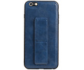 BAOHU Grip Stand Hardcase Backcover - Telefoonhoesje - Achterkant Hoesje - Geschikt voor iPhone 6 Plus - Blauw