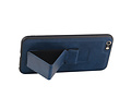 Grip Stand Hardcase Backcover - Telefoonhoesje - Achterkant Hoesje - Geschikt voor iPhone 6 Plus - Blauw