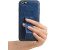 BAOHU Grip Stand Hardcase Backcover - Telefoonhoesje - Achterkant Hoesje - Geschikt voor iPhone 6 Plus - Blauw