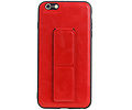 BAOHU Grip Stand Hardcase Backcover - Telefoonhoesje - Achterkant Hoesje - Geschikt voor iPhone 6 Plus - Rood