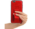 Grip Stand Hardcase Backcover - Telefoonhoesje - Achterkant Hoesje - Geschikt voor iPhone 6 Plus - Rood