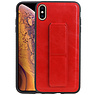 BAOHU Grip Stand Hardcase Backcover iPhone XS Max Rood