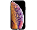 Grip Stand Hardcase Backcover - Telefoonhoesje - Achterkant Hoesje - Geschikt voor iPhone XS Max - Bruin