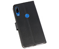 Booktype Telefoonhoesjes - Bookcase Hoesje - Wallet Case -  Geschikt voor Huawei P Smart Z - Zwart