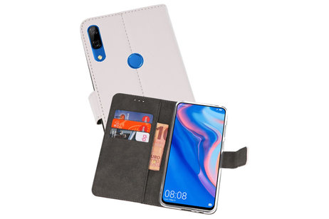 BAOHU Booktype Telefoonhoesjes - Bookcase Hoesje - Wallet Case -  Geschikt voor Huawei P Smart Z - Wit