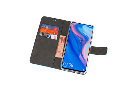 BAOHU Booktype Telefoonhoesjes - Bookcase Hoesje - Wallet Case -  Geschikt voor Huawei P Smart Z - Blauw