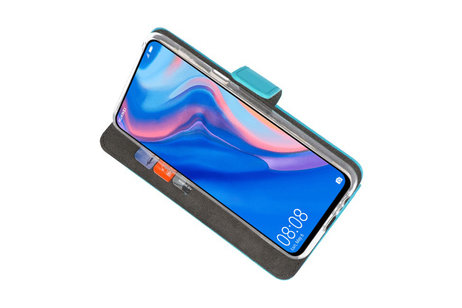 BAOHU Booktype Telefoonhoesjes - Bookcase Hoesje - Wallet Case -  Geschikt voor Huawei P Smart Z - Blauw