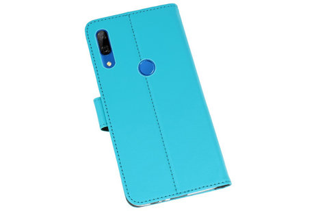 Booktype Telefoonhoesjes - Bookcase Hoesje - Wallet Case -  Geschikt voor Huawei P Smart Z - Blauw