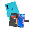 Booktype Telefoonhoesjes - Bookcase Hoesje - Wallet Case -  Geschikt voor Huawei P Smart Z - Blauw