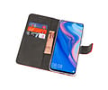 BAOHU Booktype Telefoonhoesjes - Bookcase Hoesje - Wallet Case -  Geschikt voor Huawei P Smart Z - Rood
