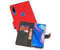 Booktype Telefoonhoesjes - Bookcase Hoesje - Wallet Case -  Geschikt voor Huawei P Smart Z - Rood