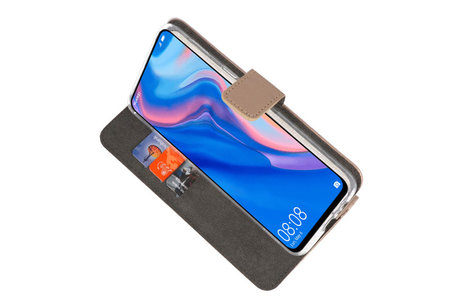 BAOHU Booktype Telefoonhoesjes - Bookcase Hoesje - Wallet Case -  Geschikt voor Huawei P Smart Z - Goud
