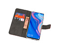 Booktype Telefoonhoesjes - Bookcase Hoesje - Wallet Case -  Geschikt voor Huawei P Smart Z - Bruin