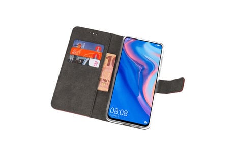 Booktype Telefoonhoesjes - Bookcase Hoesje - Wallet Case -  Geschikt voor Huawei P Smart Z - Bruin