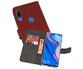 Booktype Telefoonhoesjes - Bookcase Hoesje - Wallet Case -  Geschikt voor Huawei P Smart Z - Bruin