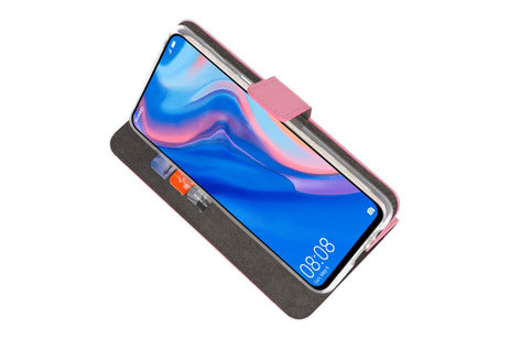 BAOHU Booktype Telefoonhoesjes - Bookcase Hoesje - Wallet Case -  Geschikt voor Huawei P Smart Z - Roze