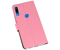 BAOHU Booktype Telefoonhoesjes - Bookcase Hoesje - Wallet Case -  Geschikt voor Huawei P Smart Z - Roze