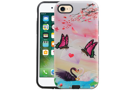 BAOHU Vlinder Design Hardcase Backcover - Hoesje Geschikt voor iPhone 8 / 7