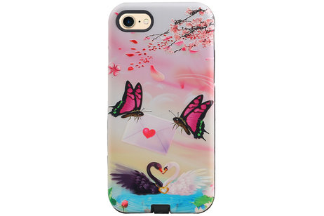 BAOHU Vlinder Design Hardcase Backcover - Hoesje Geschikt voor iPhone 8 / 7