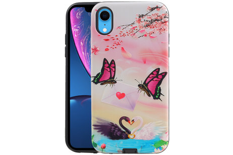 Vlinder Design Hardcase Backcover voor iPhone XR