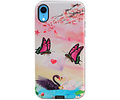 BAOHU Vlinder Design Hardcase Backcover - Hoesje Geschikt voor iPhone XR