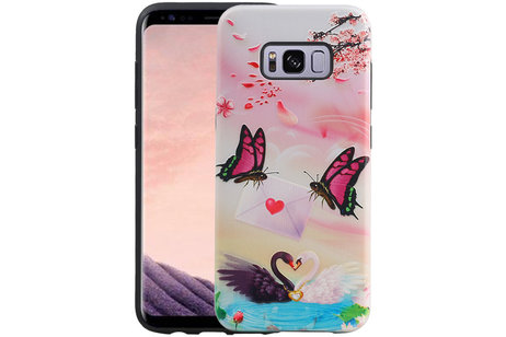 BAOHU Vlinder Design Hardcase Backcover - Hoesje Geschikt voor Samsung Galaxy S8