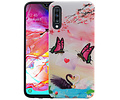 Vlinder Design Hardcase Backcover voor Samsung Galaxy A70