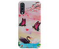 Vlinder Design Hardcase Backcover voor Samsung Galaxy A70