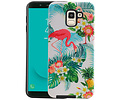 BAOHU Flamingo Design Hardcase Backcover - Hoesje Geschikt voor Samsung Galaxy J6