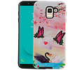 BAOHU Vlinder Design Hardcase Backcover - Hoesje Geschikt voor Samsung Galaxy J6