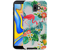 BAOHU Flamingo Design Hardcase Backcover - Hoesje Geschikt voor Samsung Galaxy J6 Plus