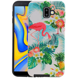 Flamingo Design Hardcase Backcover voor Samsung Galaxy J6 Plus