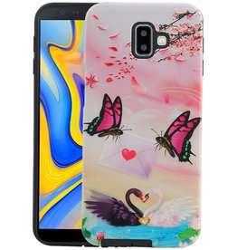 Vlinder Design Hardcase Backcover Samsung Galaxy J6 Plus