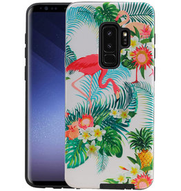 Flamingo Design Hardcase Backcover Samsung Galaxy S9 Plus