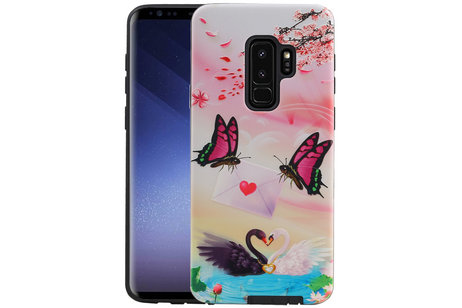 BAOHU Vlinder Design Hardcase Backcover - Hoesje Geschikt voor Samsung Galaxy S9 Plus