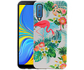 Flamingo Design Hardcase Backcover voor Samsung Galaxy A7 2018