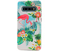 BAOHU Flamingo Design Hardcase Backcover - Hoesje Geschikt voor Samsung Galaxy S10
