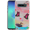 BAOHU Vlinder Design Hardcase Backcover - Hoesje Geschikt voor Samsung Galaxy S10