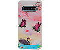 BAOHU Vlinder Design Hardcase Backcover - Hoesje Geschikt voor Samsung Galaxy S10