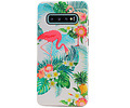Flamingo Design Hardcase Backcover voor Samsung Galaxy S10 Plus
