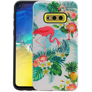BAOHU Flamingo Design Hardcase Backcover - Hoesje Geschikt voor Samsung Galaxy S10e