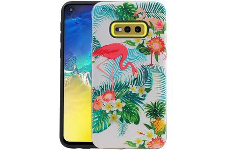 BAOHU Flamingo Design Hardcase Backcover - Hoesje Geschikt voor Samsung Galaxy S10e