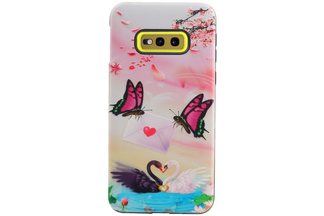 BAOHU Vlinder Design Hardcase Backcover - Hoesje Geschikt voor Samsung Galaxy S10e