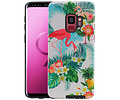 BAOHU Flamingo Design Hardcase Backcover - Hoesje Geschikt voor Samsung Galaxy S9